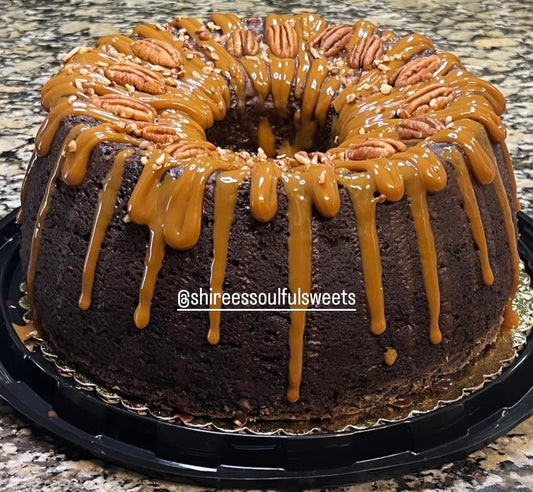 Turtle pound cake