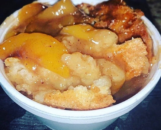 Southern style Peach Cobbler (serves 10-12)